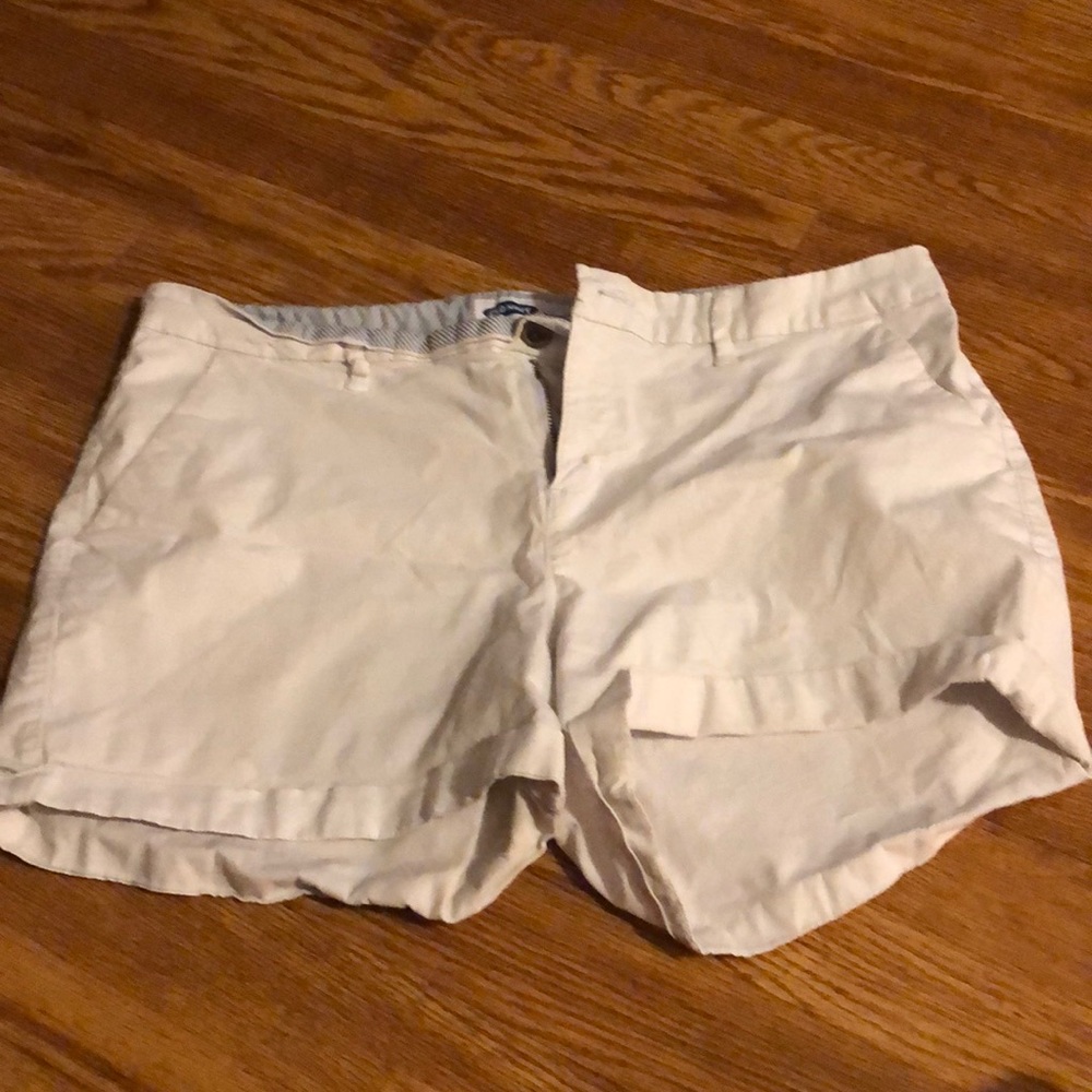 White old navy shorts